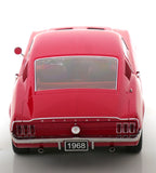 1:18 1968 Ford Mustang GT Fastback -- Red -- KK-Scale