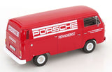 1:18 Volkswagen T2b Kombi Bus Delivery Van -- Red Porsche Racing -- KK-Scale