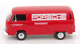 1:18 Volkswagen T2b Kombi Bus Delivery Van -- Red Porsche Racing -- KK-Scale