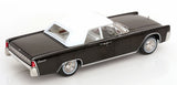 1:18 1963 Lincoln Continental Cabriolet -- Black -- KK-Scale