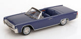 1:18 1963 Lincoln Continental Cabriolet -- Blue Metallic -- KK-Scale