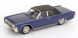1:18 1963 Lincoln Continental Cabriolet -- Blue Metallic -- KK-Scale