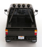 (Pre-Order) 1:18 1985 Toyota Hilux SR5 4x4 Xtra Cab -- Gloss Black -- KK-Scale