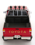 (Pre-Order) 1:18 1985 Toyota Hilux SR5 4x4 Xtra Cab -- Red Metallic -- KK-Scale