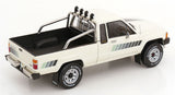 1:18 1985 Toyota Hilux SR5 4x4 Xtra Cab -- White -- KK-Scale