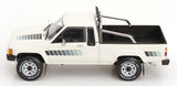 1:18 1985 Toyota Hilux SR5 4x4 Xtra Cab -- White -- KK-Scale