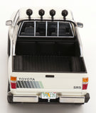 1:18 1985 Toyota Hilux SR5 4x4 Xtra Cab -- White -- KK-Scale