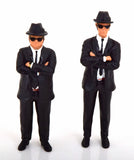 1:18 Blues Brothers Figurines -- Jake & Elwood Blues -- KK-Scale