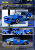 1:64 Nissan Skyline 2000 GT-R (KPGC110) Racing Concept -- #73 Blue -- INNO64