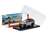 1:64 Toyota Sequoia TRD PRO w/ Roof Rack -- Silver Metallic -- GCD