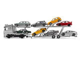 1:64 Mercedes-Benz Actros AMG Auto Transporter Truck -- Silver Metallic -- GCD