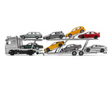 1:64 Mercedes-Benz Actros AMG Auto Transporter Truck -- Black Metallic -- GCD