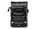 1:64 Mitsubishi Fuso Transporter Truck -- Black "Liberty Walk LB-Trucks" -- GCD