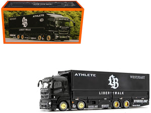GCD 1/64 三菱 ふそう LB-TRUCKS リバティウォーク ブラック 1/64 GCD Liberty Walk LB-Trucks Mitsubishi Fuso Super Great