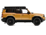 1:64 Toyota Land Cruiser Prado 2024 w/ Roof Rack -- Gold Metallic -- GCD