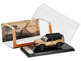 1:64 Toyota Land Cruiser Prado 2024 w/ Roof Rack -- Gold Metallic -- GCD