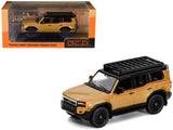 1:64 Toyota Land Cruiser Prado 2024 w/ Roof Rack -- Gold Metallic -- GCD