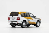 1:64 Toyota Land Cruiser 100 19971 -- Toyota White/Gold/Grey -- GCD