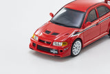 1:43 Mitsubishi Lancer Evolution VI (6) Tommi Makinen Edition -- Red -- Kyosho