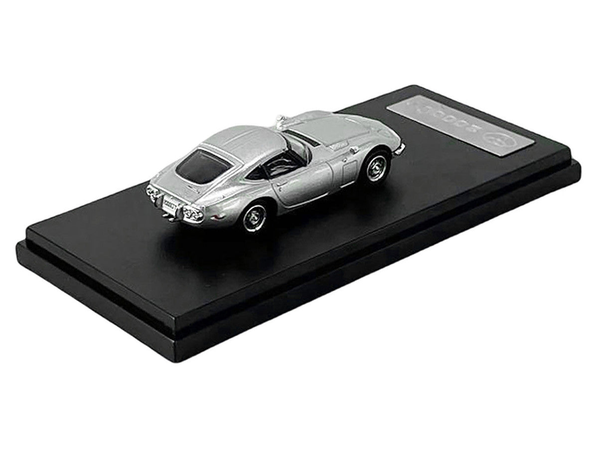 1:64 Toyota 2000GT -- Silver -- LCD Models