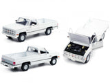1:18 1982 GMC K-2500 Sierra Grande Wideside Pickup Truck -- White -- Greenlight
