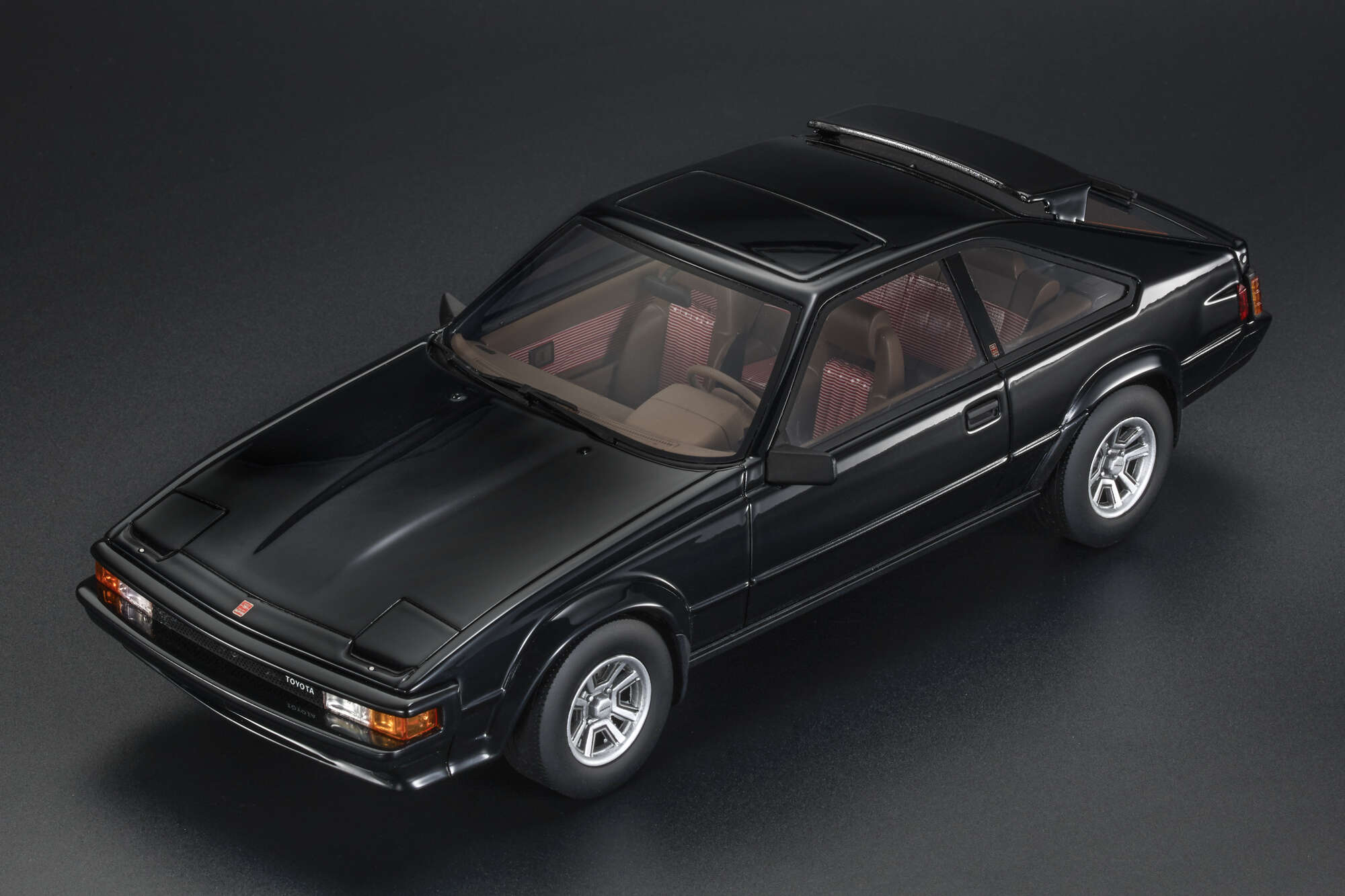 1:18 1979 Toyota Celica Supra Mk2 Coupe -- Black -- LS Collectibles LS