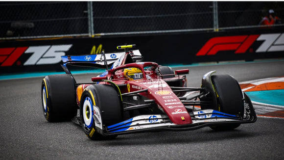 (Pre-Order) 1:18 2025 Lewis Hamilton -- Miami GP -- #44 Ferrari SF-25 -- BBR F1
