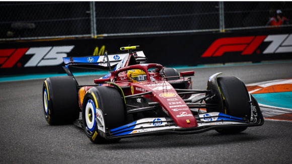 (Pre-Order) 1:43 2025 Lewis Hamilton -- Miami GP -- #44 Ferrari SF-25 -- Looksmart F1