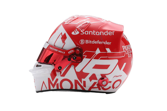 (Pre-Order) 1:5 Helmet -- Charles LeClerc - 2024 Monaco GP Winner -- Ferrari -- Looksmart F1