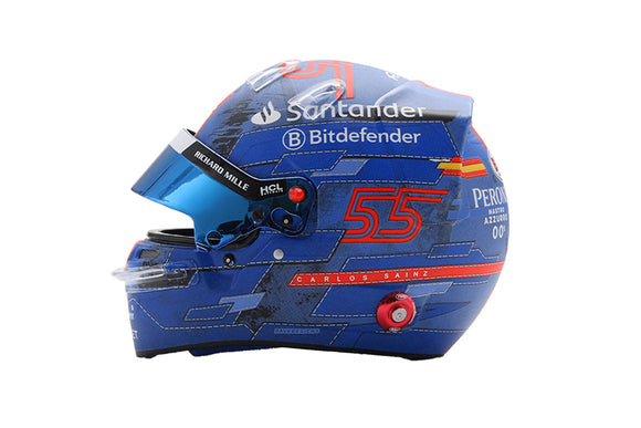 (Pre-Order) 1:5 Helmet -- Carlos Sainz - 2024 Miami GP -- Ferrari -- Looksmart F1