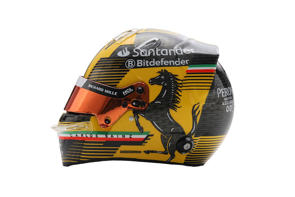 (Pre-Order) 1:5 Helmet -- Carlos Sainz - 2024 Italian GP -- Ferrari -- Looksmart F1