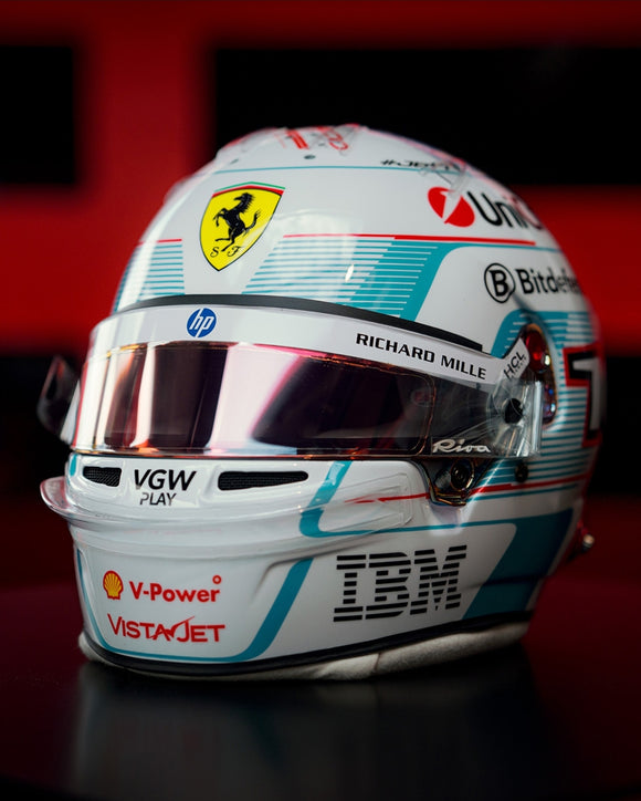 Pre-Order) 1:5 Helmet -- Charles LeClerc 2025 Monaco GP -- Ferrari