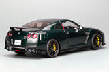 1:18 Nissan GTR (R35) T-Spec 2022 -- Midnight Purple -- Motorhelix M83516