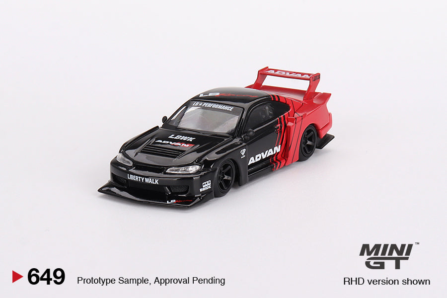 1:64 Nissan LB-Super Silhouette S15 Silvia -- ADVAN -- Mini GT MGT0064