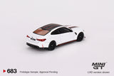 1:64 BMW M4 CSL -- Alpine White -- Mini GT MGT00683