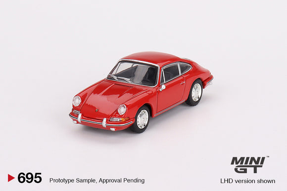 (Pre-Order) 1:64 Porsche 901 1963 -- Signal Red -- Mini GT