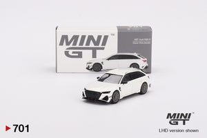 1:64 Audi ABT RS6-R -- Glacier White Metallic -- Mini GT MGT00701