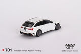 1:64 Audi ABT RS6-R -- Glacier White Metallic -- Mini GT MGT00701