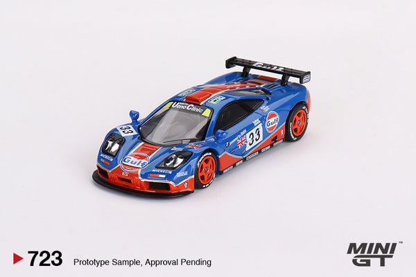 1:64 1995 Le Mans 24 Hr -- #24 Gulf Racing McLaren F1 GTR -- Mini GT M