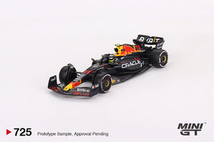 (Pre-Order) 1:64 2023 Sergio Perez -- Saudi Arabian GP Winner -- Red Bull Racing RB19 -- Mini GT F1