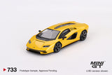 (Pre-Order) 1:64 Lamborghini Countach LPI 800-4 -- New Giallo Orion (Yellow) -- Mini GT
