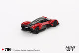 (Pre-Order) 1:64 Aston Martin Valkyrie -- Hyper Red -- Mini GT
