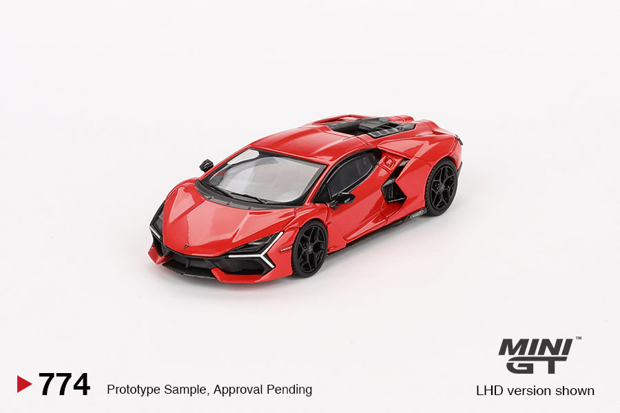 1:64 Lamborghini Revuelto -- Arancio Dac Lucido (Orange) -- Mini GT MG