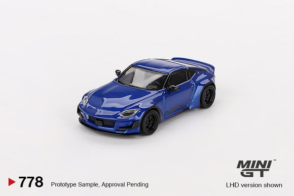 (Pre-Order) 1:64 Nissan Z Pandem -- Seiran Blue -- Mini GT