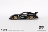 (Pre-Order) 1:64 Mazda RX-7 LB-Super Silhouette -- Liberty Walk Black -- Mini GT