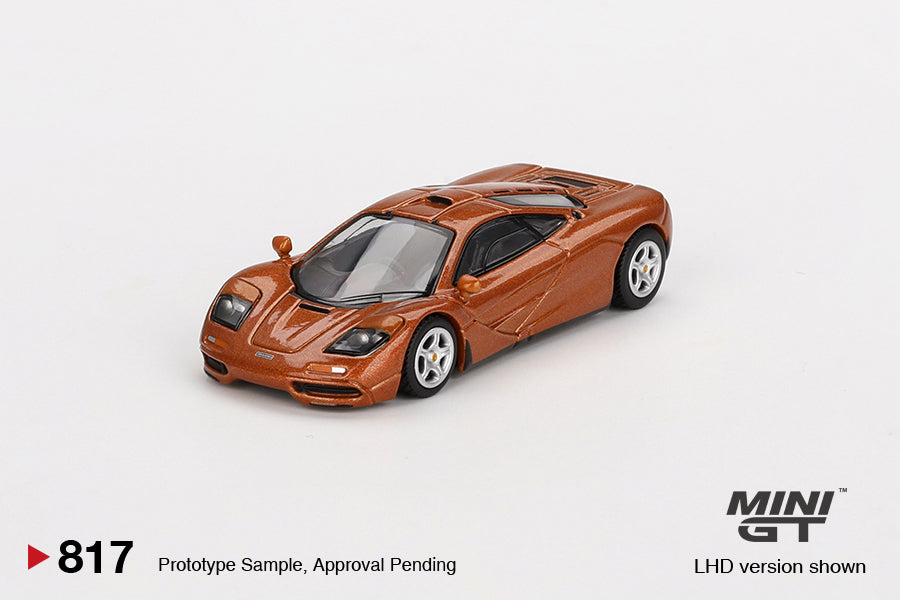 1:64 McLaren F1 -- Yquem (Golden Orange) -- Mini GT MGT00817