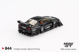 (Pre-Order) 1:64 Nissan LB-ER34 Super Silhouette Skyline -- Black -- Mini GT