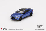 (Pre-Order) 1:64 BMW M4 Competition (G82) -- Portimao Blue -- Mini GT MGT00845