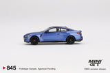 (Pre-Order) 1:64 BMW M4 Competition (G82) -- Portimao Blue -- Mini GT MGT00845