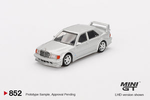 (Pre-Order) 1:64 Mercedes-Benz 190E 2.5-16 Evolution II -- Astral Silver -- Mini GT MGT00852